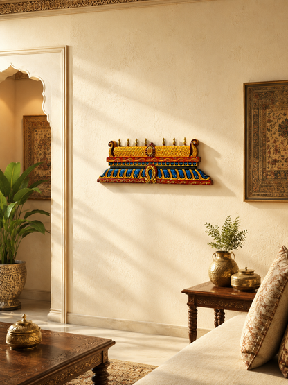 Hand Carved Temple Gopuram 40 Inches