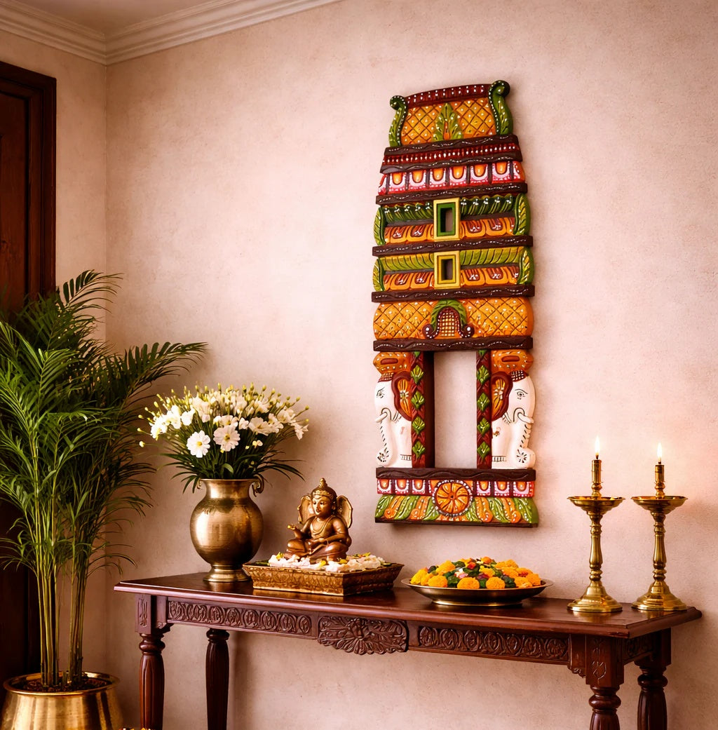 Devayan Gopuram Wall Panel 30 Inches